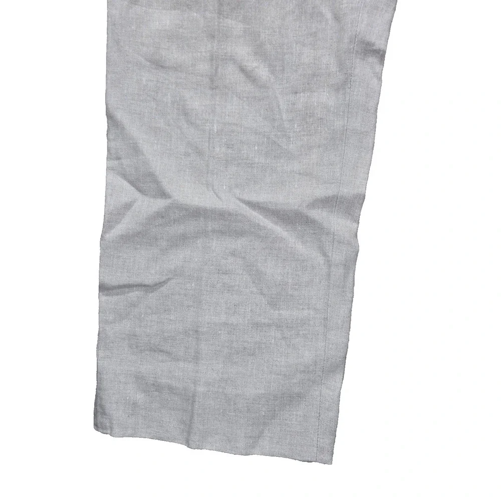 Murano Linen Chino Pants Men's 36x30 Khaki Tan Pleated Beach Coastal Old Money